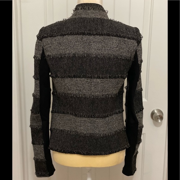 BCBGMaxAzria Aubree blazer black grey XS - Picture 2 of 11